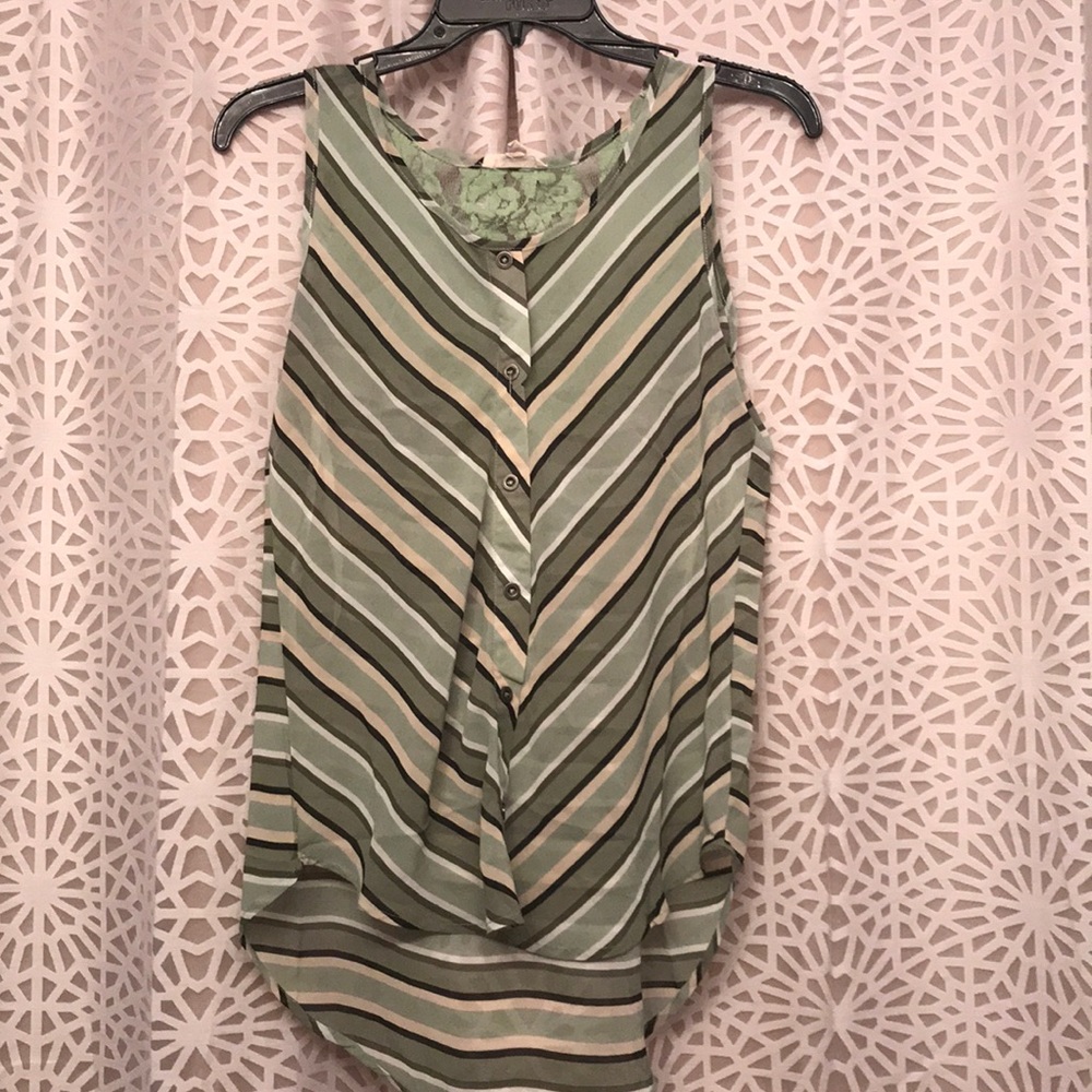 Green tank top